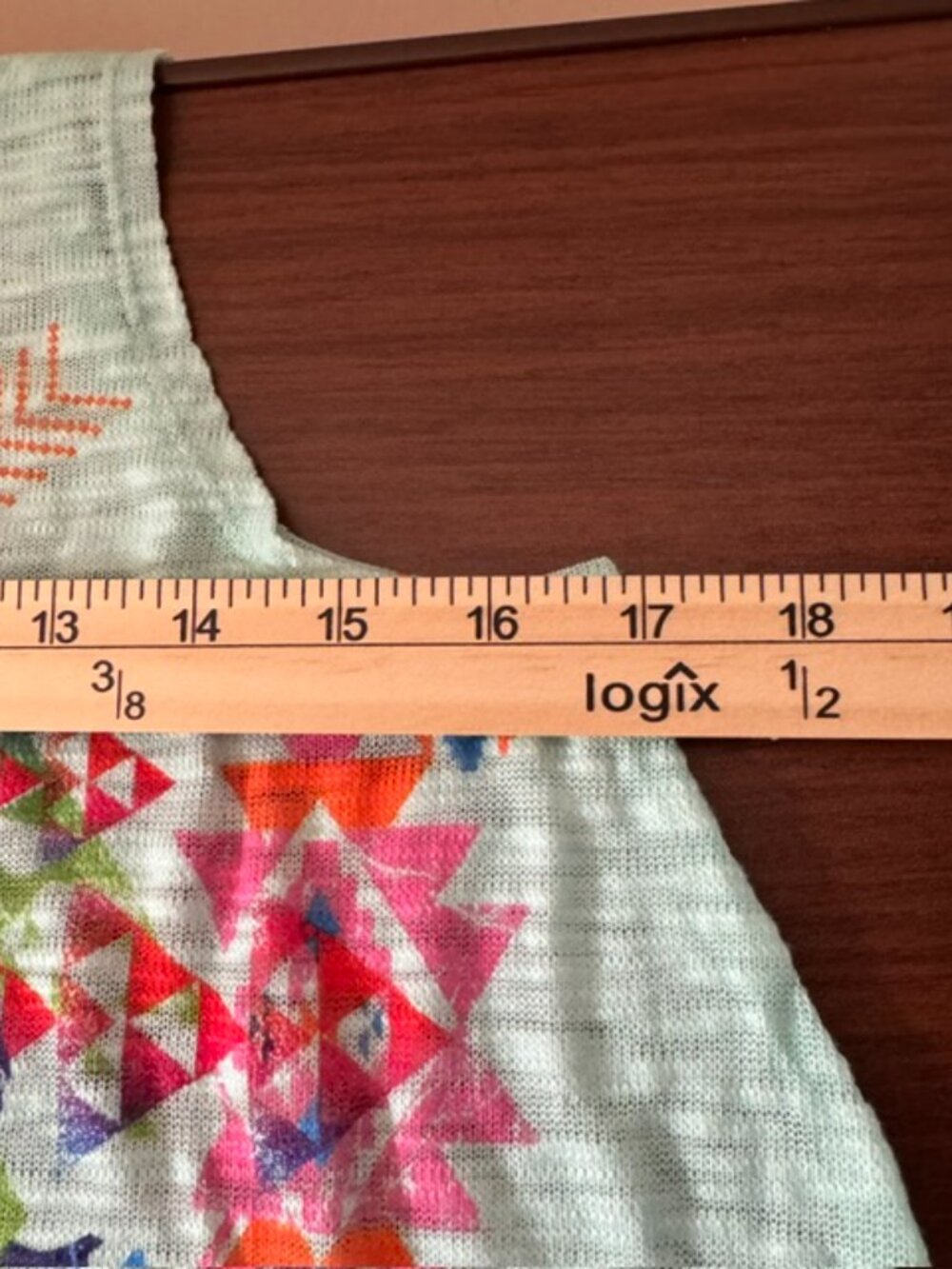 No Boundaries Y2K Boho Palm Tree Tank Top Mint Sheer Juniors M - Picture 8 of 9